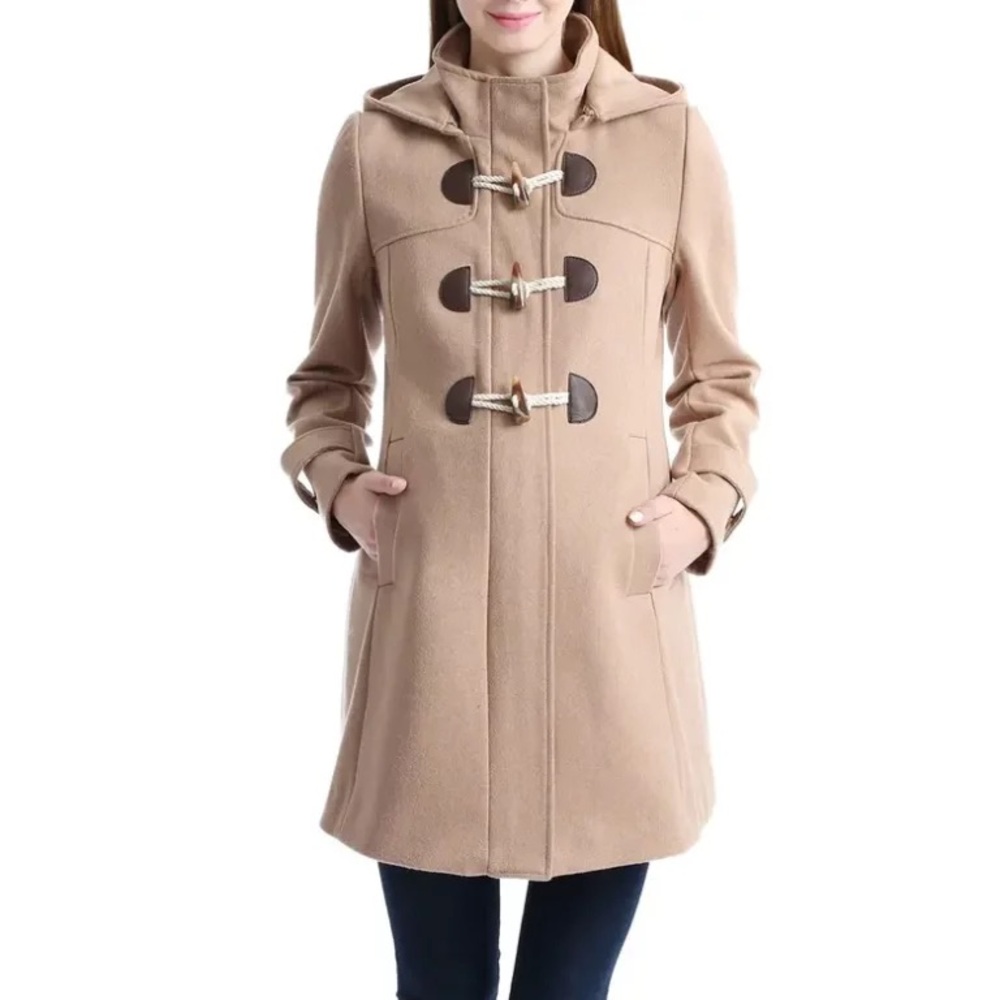 Size S Kimi & Kai maternity wool coat.